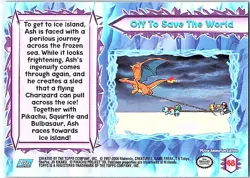 2000 Topps Pokemon The Movie 2000 #48 Off To Save The World Foil Parallel - Image 2