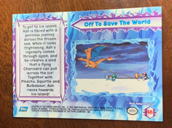 Topps Pokemon the Movie 2000 #48 Off To Save The World RAINBOW FOIL - Image 2