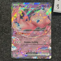 Mew ex - 151/165 Double Rare Scarlet and Violet 151 Pokemon TCG Near Mint NM 3 - Image 1