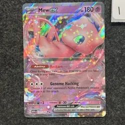 Mew ex - 151/165 Double Rare Scarlet and Violet 151 Pokemon TCG Near Mint NM 1 - Image 1