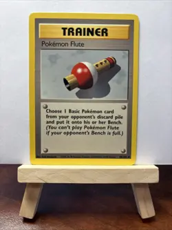 Pokemon TCG Pokemon Flute Base Set 86/102 Regular LP. - Image 1