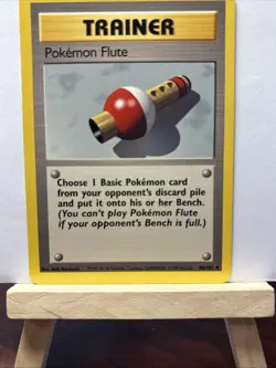 Pokemon TCG Pokemon Flute Base Set 86/102 Regular LP. - Image 2