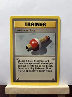Pokemon TCG Pokemon Flute Base Set 86/102 Regular LP. - Image 3