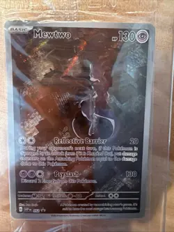MEWTWO SVP 052 Scarlet Violet 151 Promo Illustration Rare Pokemon Card SEALED - Image 1