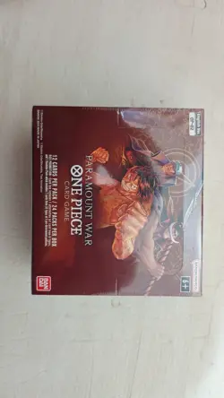 One Piece Card Game OP-02 Paramount War Booster Box English Sealed - Image 1