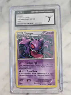 Pokemon TCG Breakthrough Gengar Card 60/162 2015 Rare CGC - Image 1