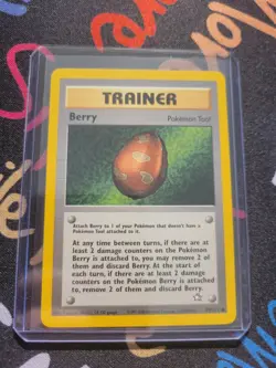 Pokemon Neo Genesis Berry Common Trainer Card 99/111 LP - Image 3