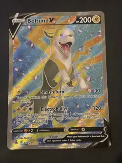Pokemon TCG Fusion Strike Boltund v Full Art Card 249/264 NM Ultra Rare - Image 2