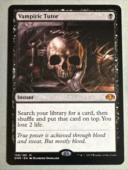 MTG / Vampiric Tutor / DMR / #108 / Regular / Mythic / NM - Image 1