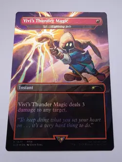 Vivi's Thunder Magic - Lightning Bolt (Rainbow Foil) Secret Lair Drop Foil - Image 1