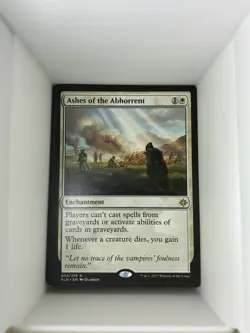 Ashes Of The Abhorrent - Ixalan - Magic the Gathering - MTG. A4 - Image 1
