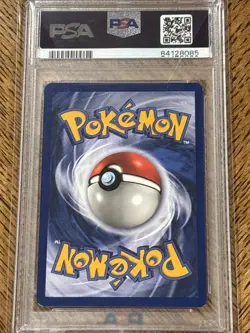 Pokemon TCG Fossil Gengar Holo Rare First Edition PSA 7 - Image 2