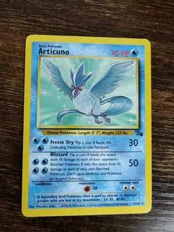 Pokemon Fossil Articuno 17/75 Non Holo NM - Image 1