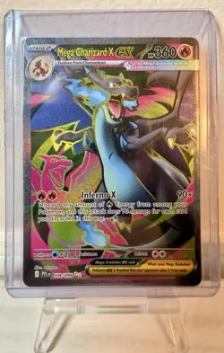 Mega Charizard X EX 109/094 Ultra Rare Phantasmal Flames Pokemon TCG NM - Image 1