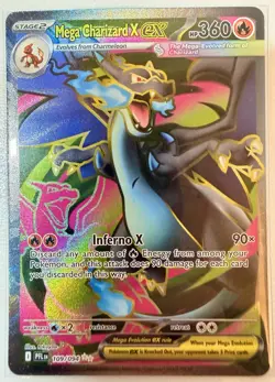 Mega Charizard X EX 109/094 Ultra Rare Phantasmal Flames Pokemon TCG NM - Image 2