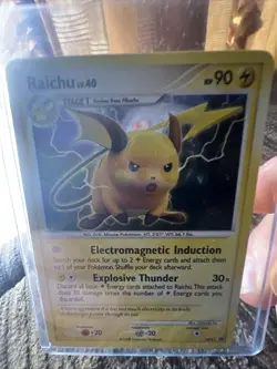 Pokemon TCG Raichu DP Black Star Promotional DP21 Holo Promo - Image 1