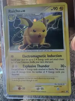 Pokemon TCG Raichu DP Black Star Promotional DP21 Holo Promo - Image 2