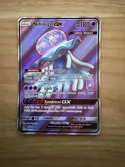 Pokemon Nihilego GX 103/111 Crimson Invasion Full Art Holo Near Mint NM - Image 1