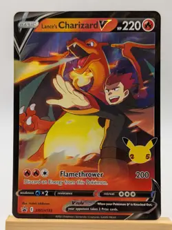 Pokemon TCG Celebrations Lances Charizard V SWSH133 Promo - F39 - Image 1