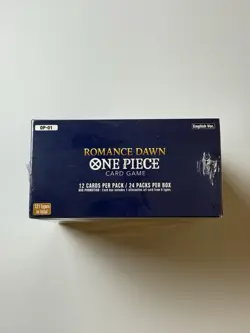 One Piece Romance Dawn Booster Box OP-01 Blue Bottom English 1st Wave Pre Errata - Image 2