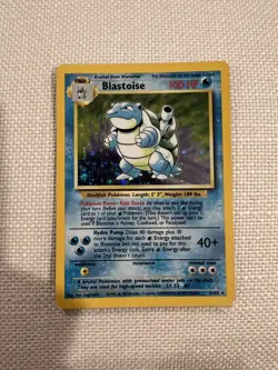 Pokemon 1999 Base Set Blastoise Holo Rare 2/102 LP- - Image 1