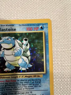 Pokemon 1999 Base Set Blastoise Holo Rare 2/102 LP- - Image 5