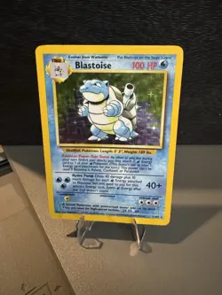Blastoise 2/102 Base Set Holo Rare Pokemon Card LP - Image 1