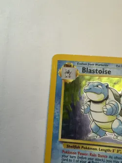 Blastoise 2/102 Base Set Holo Rare Pokemon Card LP - Image 3