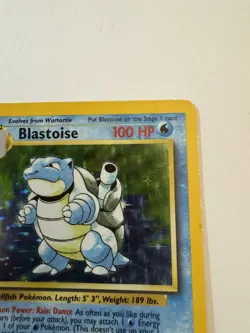 Blastoise 2/102 Base Set Holo Rare Pokemon Card LP - Image 4
