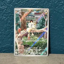 Meowth 106/094 Pokemon TCG Phantasmal Flames English Illustration Rare IR NM - Image 1