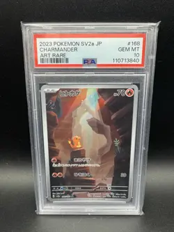 Charmander 168/165 Sv2a: Pokemon Card 151 Holo (Japanese) Graded PSA 10! - Image 1