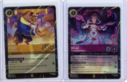 Disney Lorcana Quest Promo Set Belle Accomplished Mystic Beast Gracious Prince - Image 1