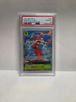 Monkey.D.Luffy (TR) OP07-109 Two Legends Foil PSA 10 Treasure Rare - Image 1