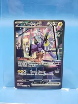 Pokemon TCG Miraidon EX Scarlet & Violet Base Set Card 244/198 Sir NM Condition - Image 1