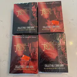 Young Jedi MENACE OF DARTH MAUL Collectible Card Game (4 Starter Decks) Sealed - Image 2