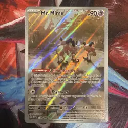Mr. Mime 179/165 Illustration Rare SV151 Near Mint English Pokemon Card - Image 1