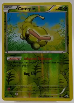 Caterpie 3/83 Generations Reverse Holo Common Pokemon Card TCG - Image 1
