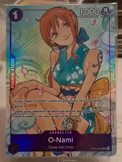 O-Nami (Illustration Box Vol.1) OP05-062 One Piece Promotion Cards Foil ENG - C - Image 1