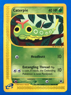 CATERPIE - Expedition Set - 96/165 - Pokemon e-Card Series - 2002 - LP - Image 1
