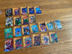 Marvel OverPower Hero Power Cards PowerSurge Lot 8 Scarlet Spider Mysterio - Image 1
