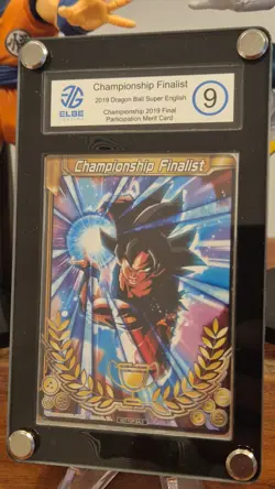 Dragonball Super Card Son Goku Championship Finalist MERIT GRAIL 2019 ELBE 9 - Image 1