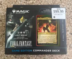Final Fantasy Limit Break Game Edition Commander Deck MTG - FACTORY SEALED! - Image 1