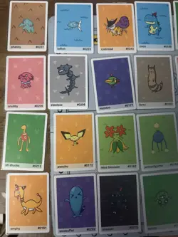 40 Card Lot from Pookiemoot Gen 2 Packs - Pokemon fan art Poke Derp - Image 4