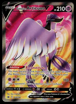Pokemon Card - Galarian Articuno V Chilling Reign 169/198 Ultra Rare - Image 1