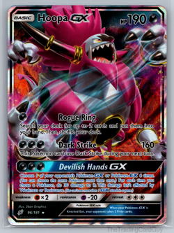 Hoopa GX - 96/181 - Ultra Rare - Team Up - Pokemon Card - NM - Image 1