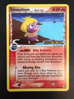 Smoochum 64/101 Reverse Holo Pokemon Card Pokemon Ex Dragon Frontiers Stamped NM - Image 1