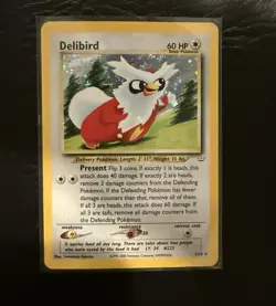 Delibird 05/64 Neo Revelation Holo (LP) Pokemon TCG - Image 1