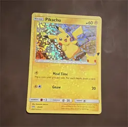 Pokemon TCG Pikachu McDonald's 25th Anniversary 25/25 Promo Holo Card 2021 - Image 1