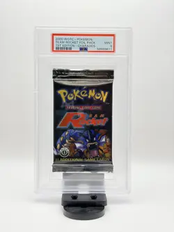 2000 Pokemon Team Rocket 1st Edition Booster Pack PSA 9 MINT Gyarados Art - Image 2