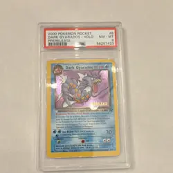 Pokemon Dark Gyarados 08/82 Wotc Promo Prerelease Holo PSA 8 - Image 1